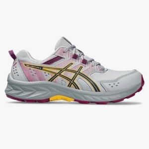 Asics Women's Athletic Shoes - Purple, Yellow, & Grey